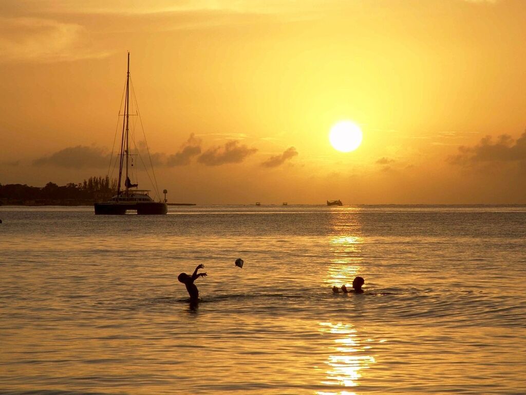 Jamaica sunset beach